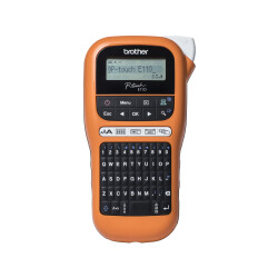 BROTHER P-TOUCH PT-E110 3.5 - 12MM BASKI TZE SERİSİ EL TİPİ ETİKET YAZICI - Brother
